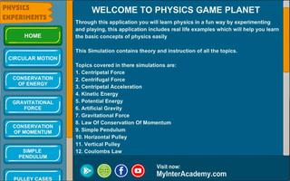 Physics Games Poster