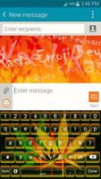 Teclado de Malezas Rasta Emoji Poster