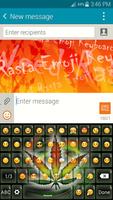 Teclado de Malezas Rasta Emoji captura de pantalla 1
