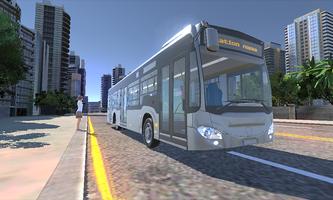 City Bus Parking: Real Truck D الملصق