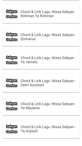 Chord Lagu Nissa Sabyan Gambus For Android Apk Download