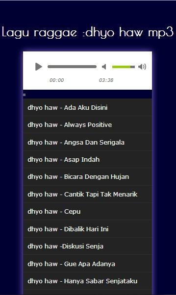 Lagu Raggae Dhyo Haw Mp3 For Android Apk Download apkpure com