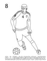 Football Color By Number captura de pantalla 2
