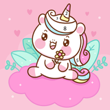 Kawaii Color By Number icono