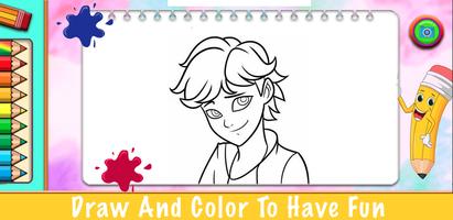 LadyBug Coloring princess Game captura de pantalla 3
