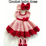 Crochet baby dress