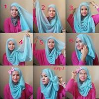 3 Schermata Hijab styles step by step