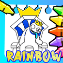 rainbow friends coloring game APK