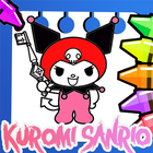 Kuromi Sanrio - Coloring Book Zeichen