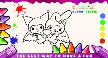 برنامه‌نما Kuromi Sanrio - Coloring Book عکس از صفحه