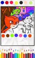 Coloring Book For Pj Masks الملصق