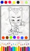 Coloring Book For Pj Masks تصوير الشاشة 2