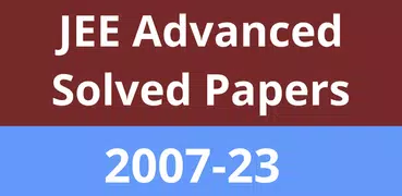 JEE Advanced Solved Papers