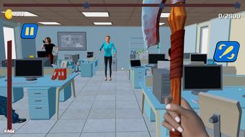 Smash Boss Office Space 3D - Anti-stress الملصق