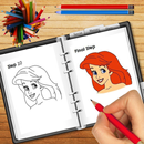 APK Princess Faces Drawing Book