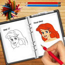 Princess Faces Drawing Book APK