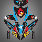 Дизайн наклейки мотоциклов иконка