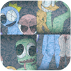 Blue jigsaw puzzle Friends APK