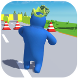 blue friends Runner آئیکن