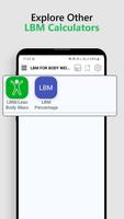 LBM Calculator for Body Weight পোস্টার