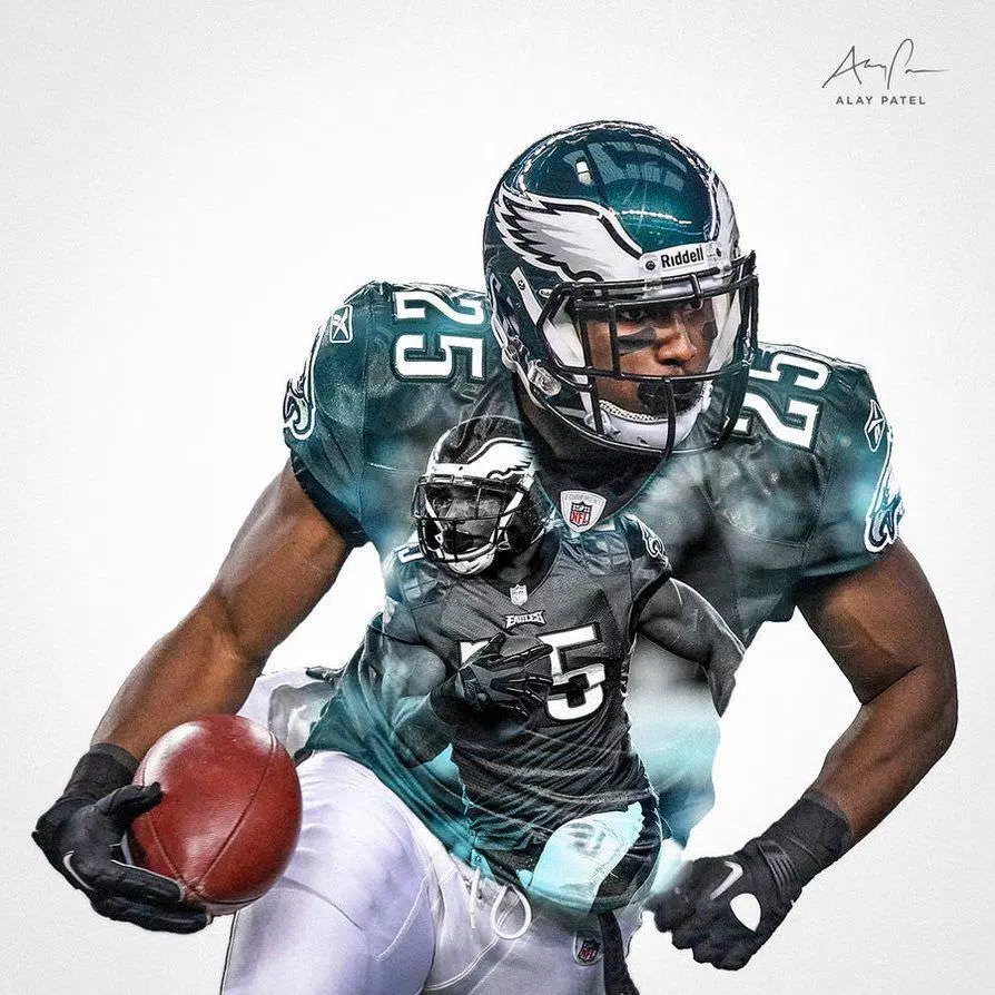 Here's a LeSean McCoy wallpaper I made in a photo-editing class I