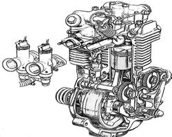 Apprendre l'ingénierie des moteurs de moto Affiche