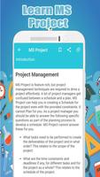Learn MS Project poster