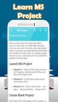 Learn MS Project screenshot 2