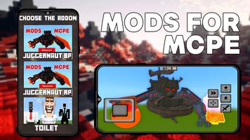 Juggernaut Mod Toilet for MCPE ảnh chụp màn hình 1