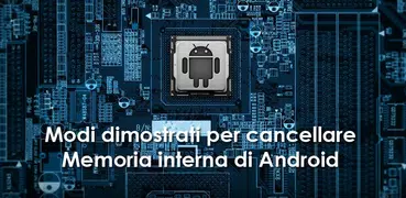 Pulire manualmente la memoria del telefono