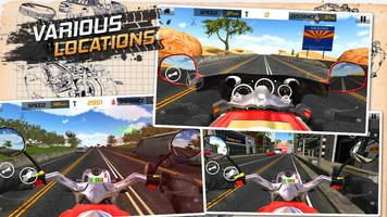 Traffic Rider: Highway Race imagem de tela 1
