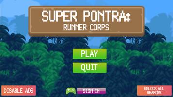Super Pontra: A platformer and poster