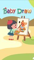 Baby drawing - Coloring & Lear poster