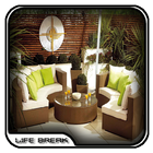 Rattan Garden Furniture Design-icoon