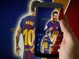 Lionel Messi keyboard theme Affiche