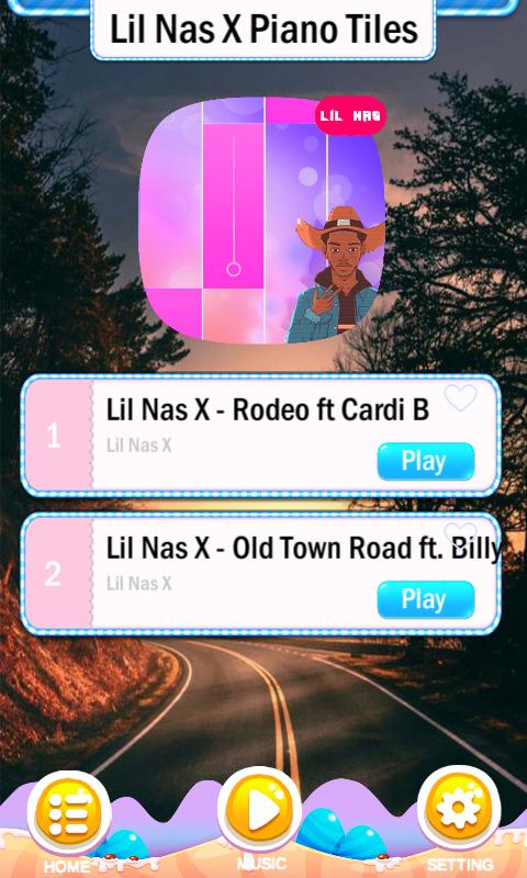 Lil Nas X Old Town Road Piano Tiles For Android Apk Download