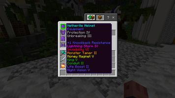 برنامه‌نما Custom Enchantments Minecraft عکس از صفحه