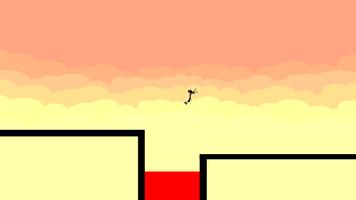 Stickman Parkour Platform - 2D Screenshot 1