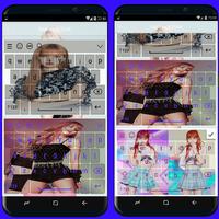Lisa Blackpink Keyboard Theme capture d'écran 1