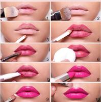 Lip Makeup Tutorial Affiche