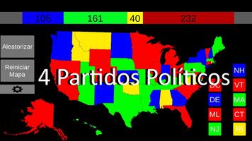 Mapa Electoral de los E.U. captura de pantalla 1