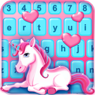Little Unicorn Keyboard Design آئیکن