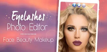 Eyelashes Photo Editor - Face Beauty Makeup