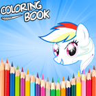 Pony coloring Book icône