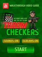 Throw checkers HD Affiche