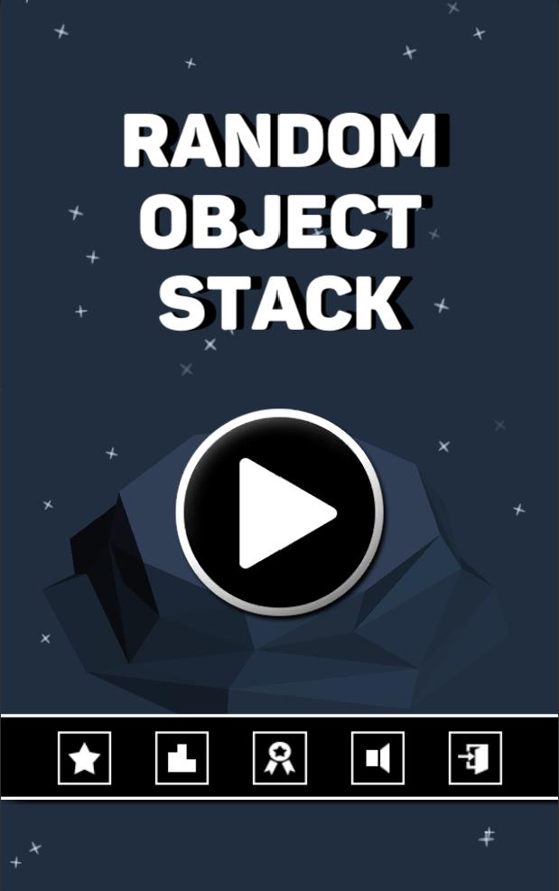 Stack objects. Random objects.