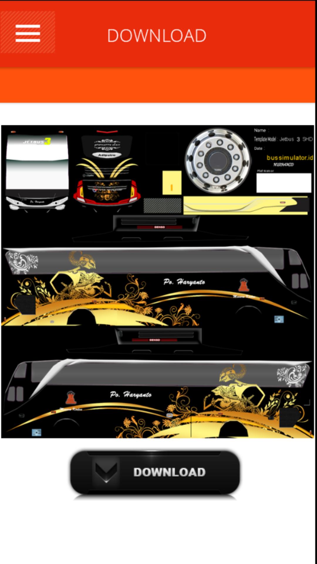 Download Livery Bussid Ori Shd livery truck anti gosip