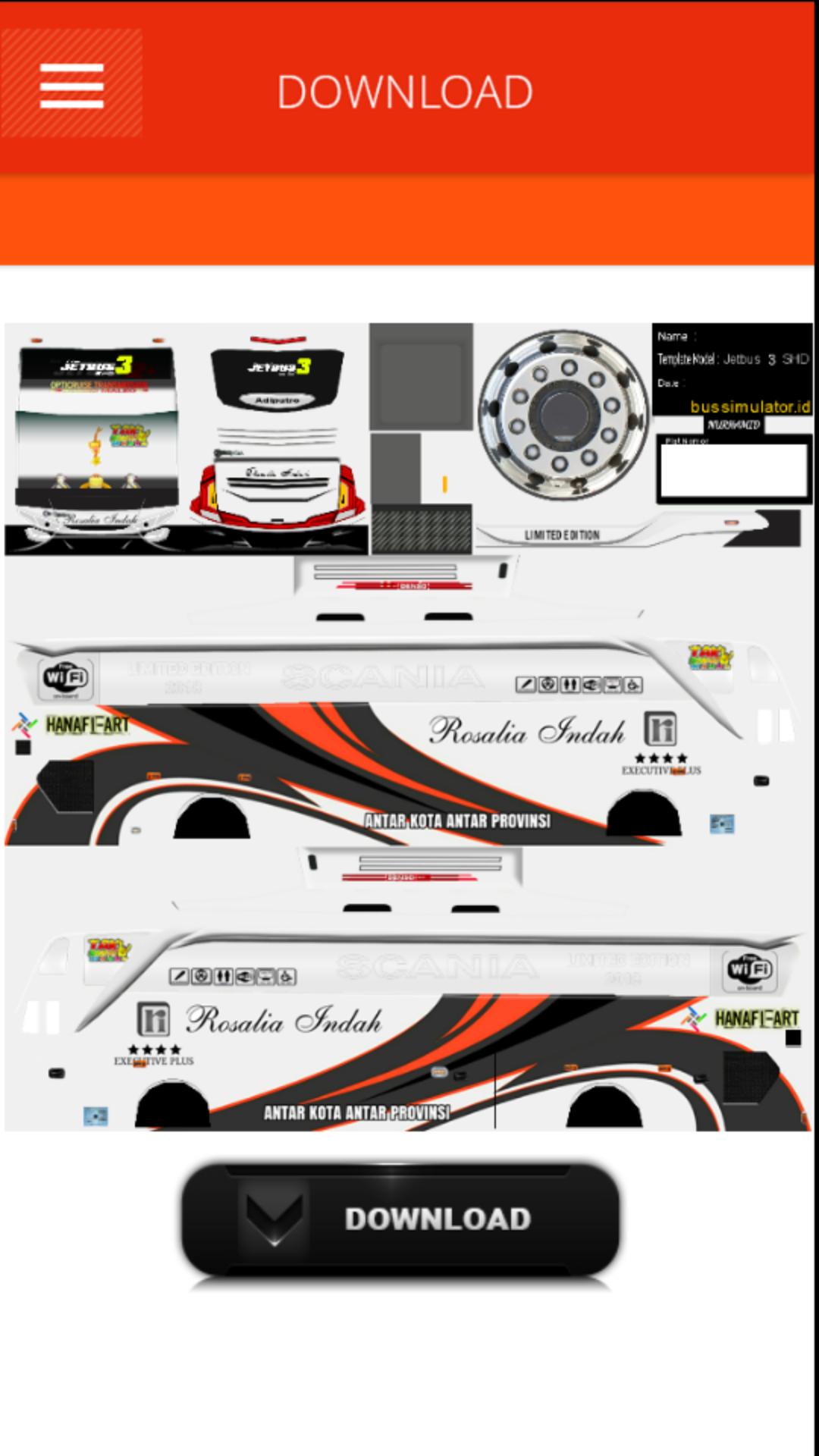  Livery  Bus Shd Polosan infotiket com