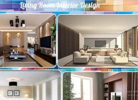 Living Room Interior Design الملصق