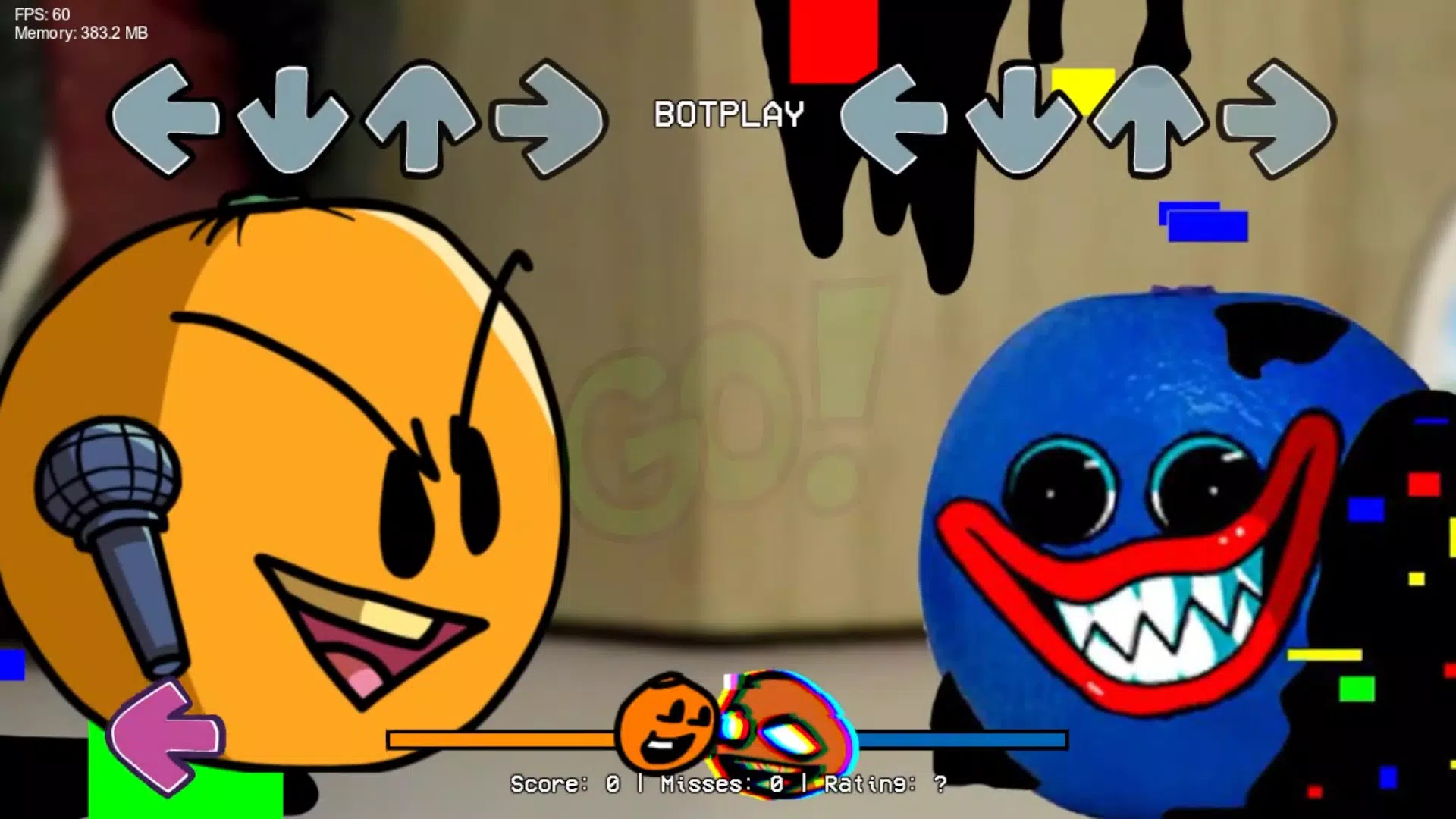 FNF VS Blue from Rainbow Friends · Jogar Online Grátis